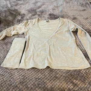 Long sleeve top with Belt